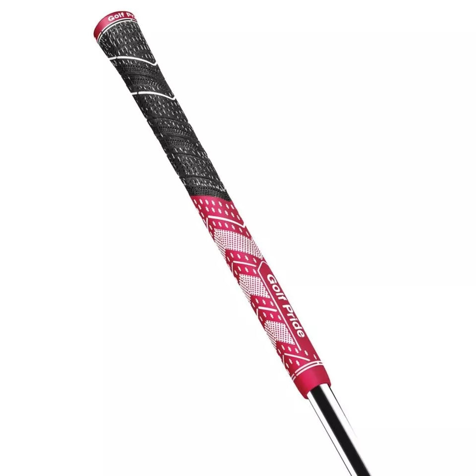 Golf Pride Authentic MCC Plus4 Standard Swing Club Grip Dark Red/White