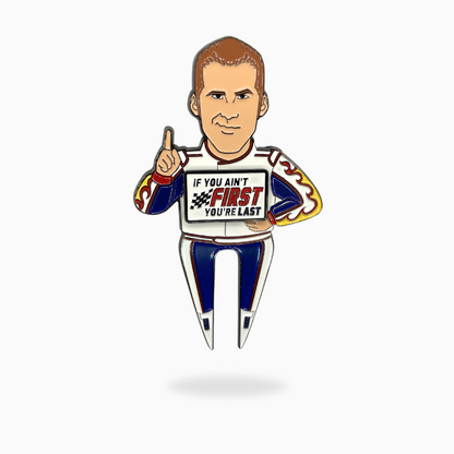 Ricky Bobby Divot Tool and Ball Marker