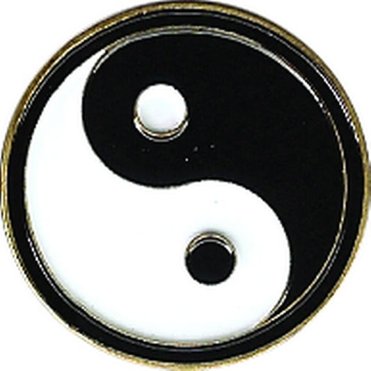 Yin Yang 1" Diameter (Non-Magnetic) Golf Ball Marker