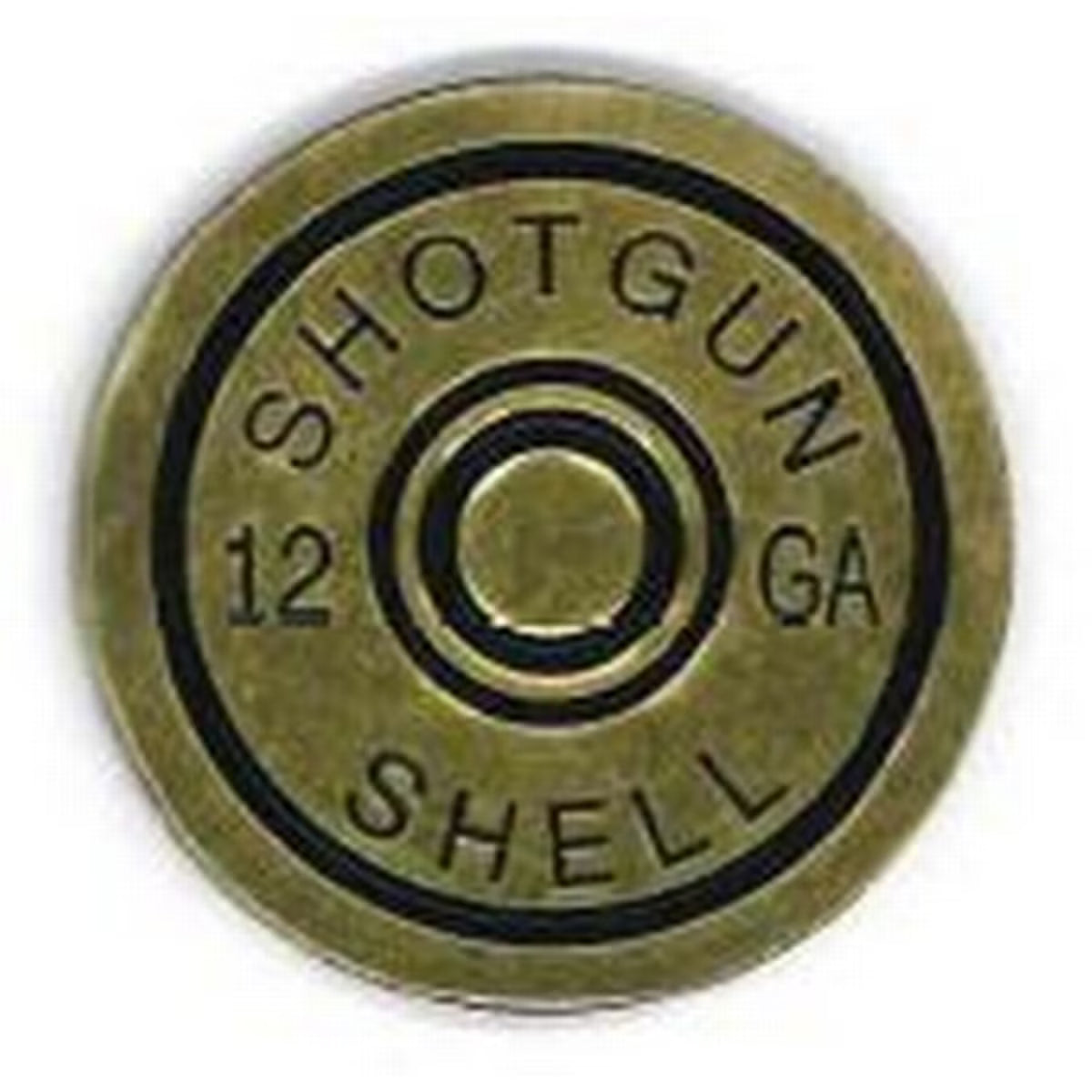 12 Gauge Shotgun Shell 1" Diameter (Non-Magnetic) Golf Ball Marker