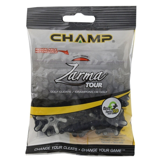 Zarma Tour Golf Spikes (Fast Twist® 3.0) | Silver/Black