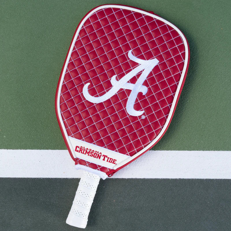 Parrot Paddles Alabama Crimson Tide Quilted Pickleball Paddle Cover NCAA