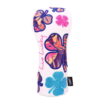 New!! CMC Design's Black Clover Live Lucky "Luau Bling" Rescue/Hybrid Head Cover