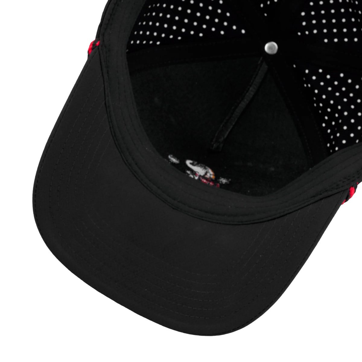 CMC Design's Peanuts "Red Baron" Black 5 Panel Mid Rope Snoopy Hat