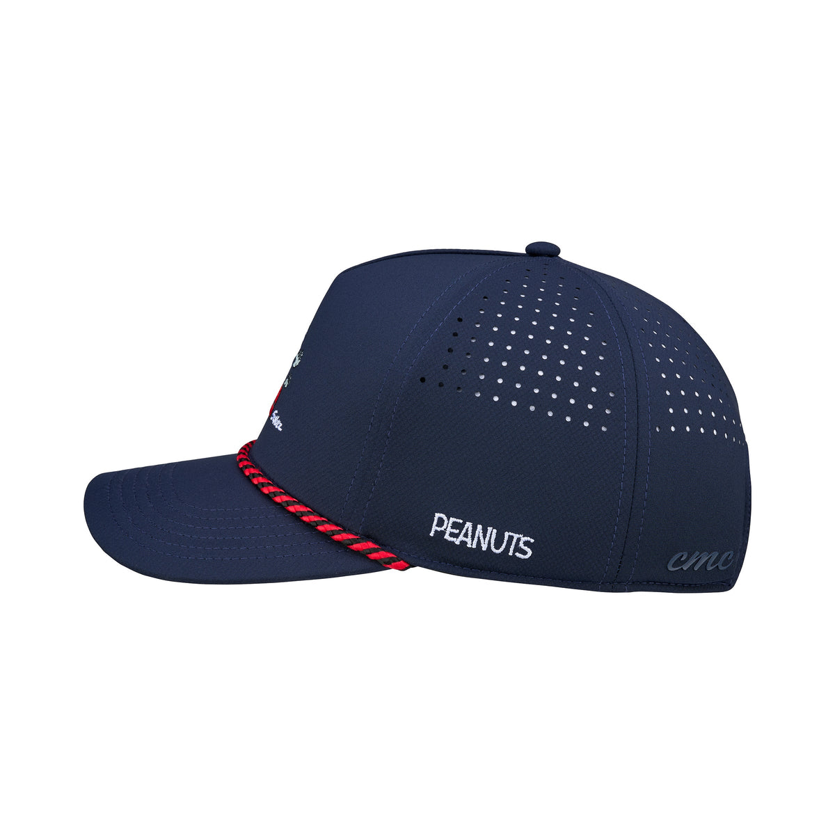CMC Design's Peanuts "Red Baron" Navy 5 Panel Mid Rope Snoopy Hat