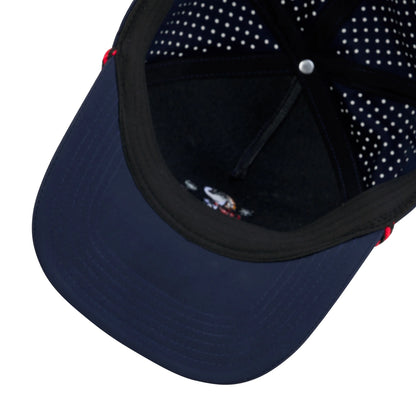 CMC Design's Peanuts "Red Baron" Navy 5 Panel Mid Rope Snoopy Hat