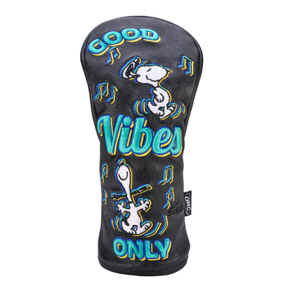 New!! CMC Design's Peanuts Snoopy "Good Vibes Only" Driver Head Cover