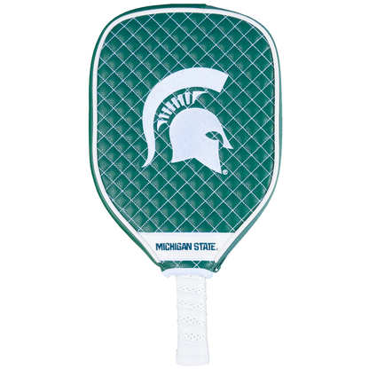 Parrot Paddles Michigan State Spartans Quilted Pickleball Paddle Cover