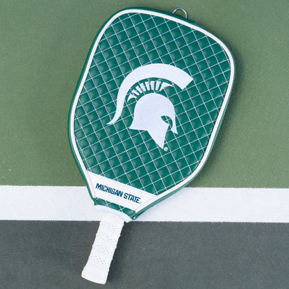 Parrot Paddles Michigan State Spartans Quilted Pickleball Paddle Cover