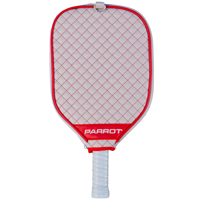 Parrot Paddles Ohio State Buckeyes Quilted Pickleball Paddle Cover (Gray)
