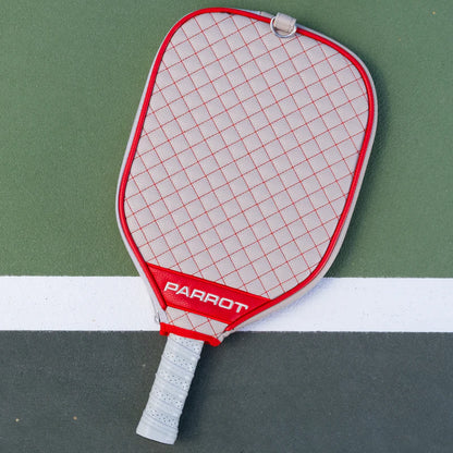 Parrot Paddles Ohio State Buckeyes Quilted Pickleball Paddle Cover (Gray)