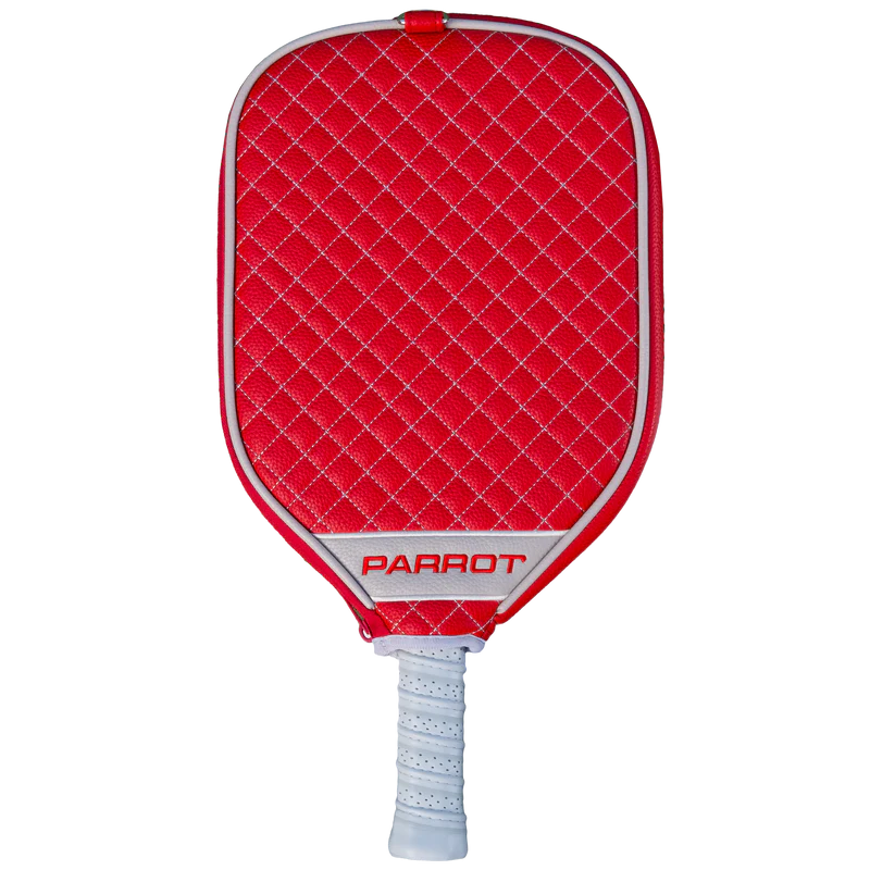 Parrot Paddles Ohio State Buckeyes Quilted Pickleball Paddle Cover (Red)