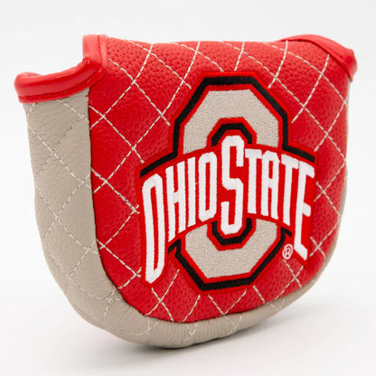 Team Golf USA (Authentic) Ohio State Buckeyes Solid Color Quilted Mallet Putter Cover NCAA Licensed