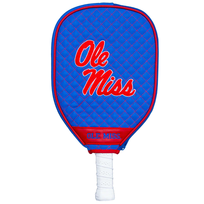 Parrot Paddles Ole Miss Rebels Quilted Pickleball Paddle Cover NCAA Licensed