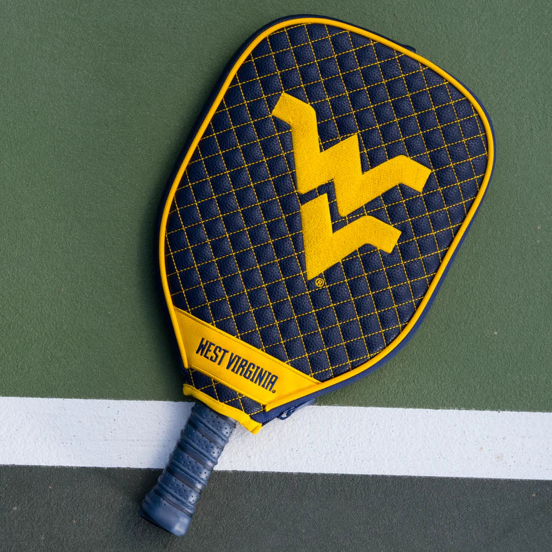 Parrot Paddles West Virginia Mountaineers Quilted Pickleball Paddle Cover NCAA