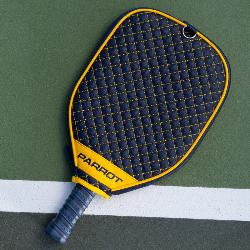 Parrot Paddles West Virginia Mountaineers Quilted Pickleball Paddle Cover NCAA