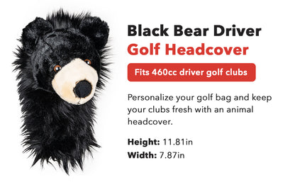 Daphne's Authentic Black Bear Driver Headcover