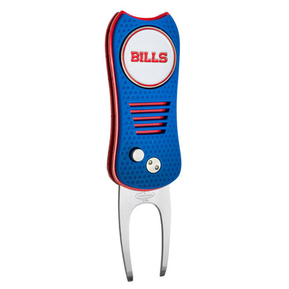 Buffalo Bills Team Golf USA Switchblade Divot Tool w/ Double Sided Magnetic Ball Marker