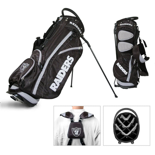 Team Golf USA Las Vegas Raiders 14-Way Fairway Stand Golf Bag NFL Licensed