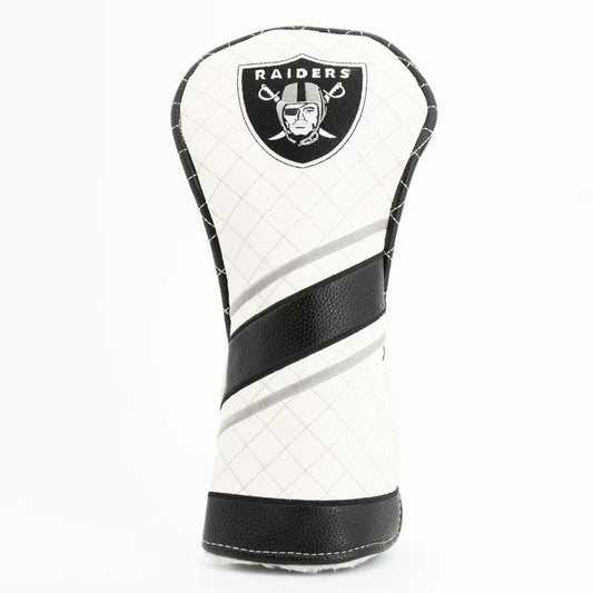 Team Golf USA (Authentic) Las Vegas Raiders Striped Quilted Driver Head Cover NFL Licensed