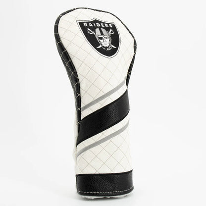 Team Golf USA (Authentic) Las Vegas Raiders Striped Quilted Driver Head Cover NFL Licensed