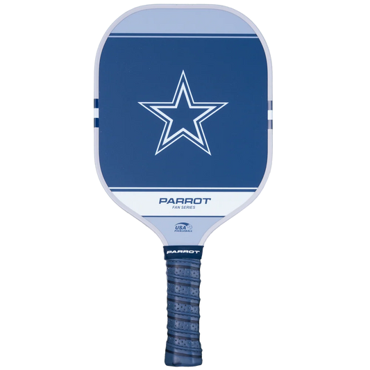 Parrot Paddles Dallas Cowboys 16mm Sport Performance Pickleball Paddle (USAPA Approved)
