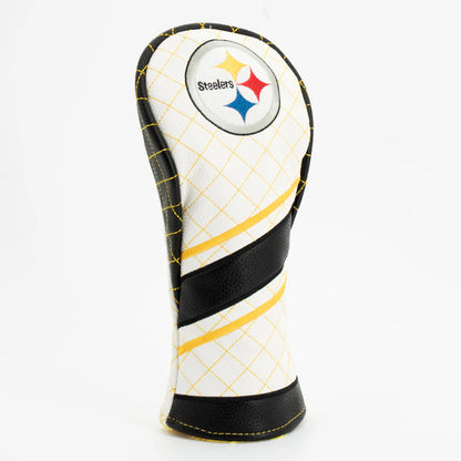 Team Golf USA (Authentic) Pittsburgh Steelers Striped Quilted Driver Head Cover NFL Licensed