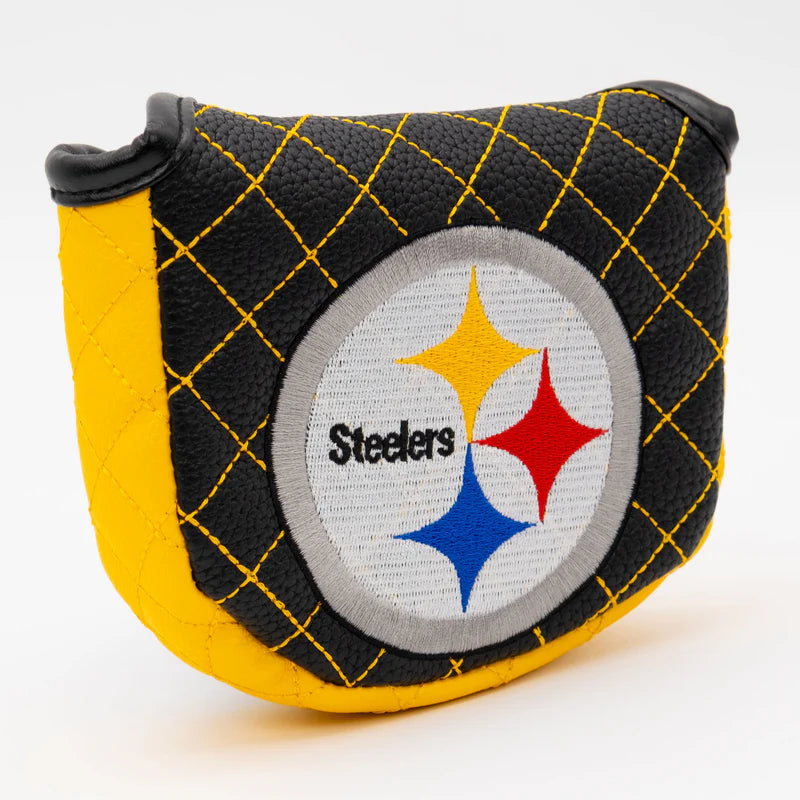 Team Golf USA (Authentic) Pittsburgh Steelers Solid Color Quilted Mallet Putter Cover NFL Licensed