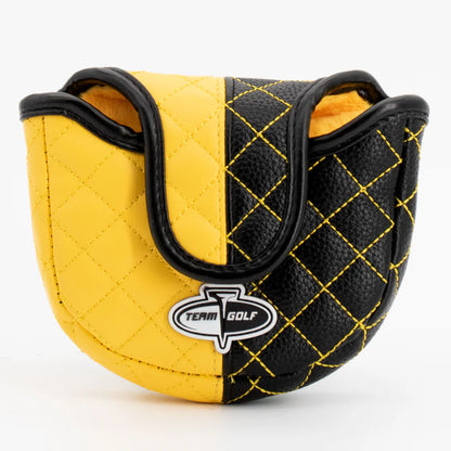 Team Golf USA (Authentic) Pittsburgh Steelers Split Color Quilted Mallet Putter Cover NFL Licensed