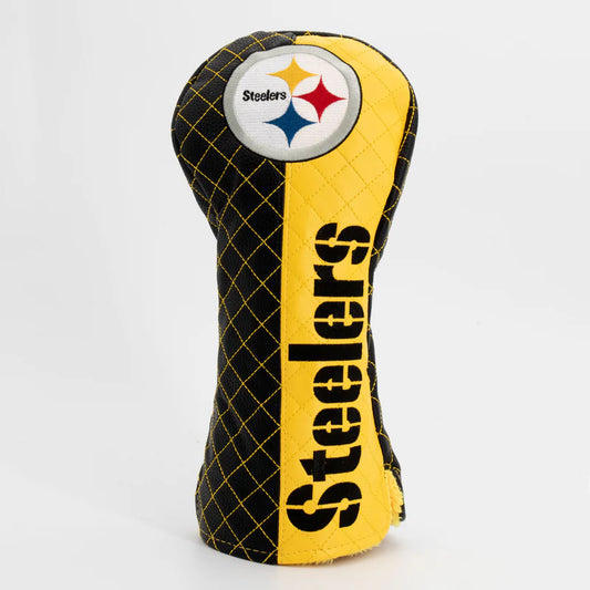 Team Golf USA (Authentic) Pittsburgh Steelers Split Color Quilted Driver Head Cover NFL Licensed