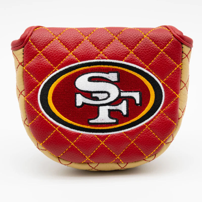 Team Golf USA (Authentic) San Francisco 49ers Solid Color Quilted Mallet Putter Cover NFL Licensed