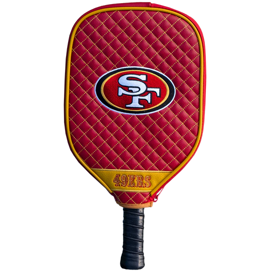 Parrot Paddles San Francisco 49ers Quilted Pickleball Paddle Cover