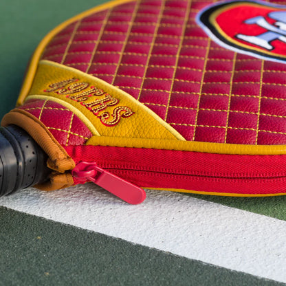 Parrot Paddles San Francisco 49ers Quilted Pickleball Paddle Cover