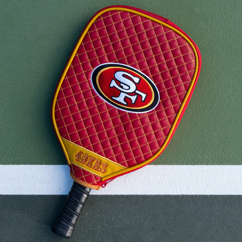 Parrot Paddles San Francisco 49ers Quilted Pickleball Paddle Cover