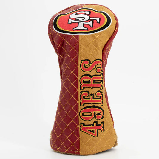 Team Golf USA (Authentic) San Francisco 49ers Split Color Quilted Driver Head Cover NFL Licensed