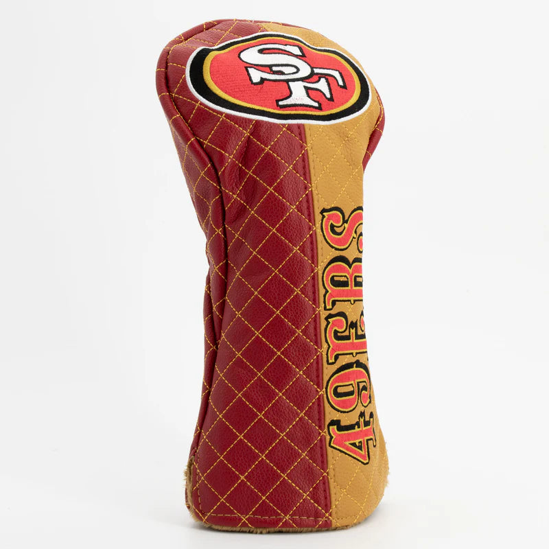 Team Golf USA (Authentic) San Francisco 49ers Split Color Quilted Driver Head Cover NFL Licensed