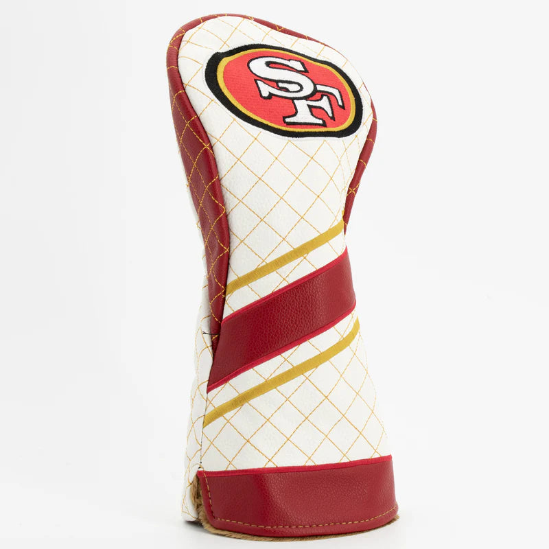 Team Golf USA (Authentic) San Francisco 49ers Striped Quilted Driver Head Cover NFL Licensed
