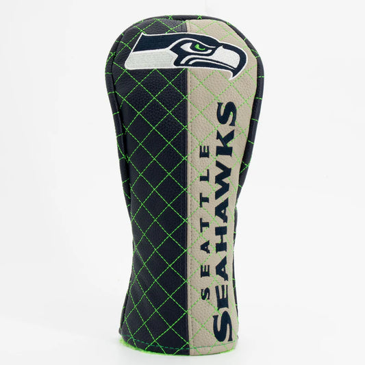 Team Golf USA (Authentic) Seattle Seahawks Split Color Quilted Driver Head Cover NFL Licensed