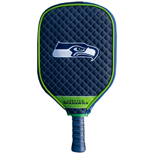 Parrot Paddles Seattle Seahawks Quilted Pickleball Paddle Cover