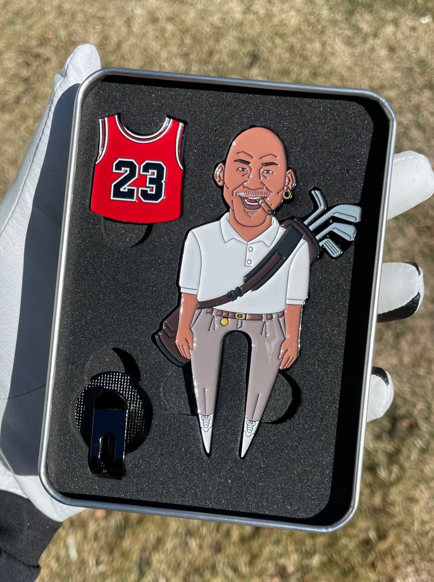 The GOAT 23 Divot Tool and Ball Marker