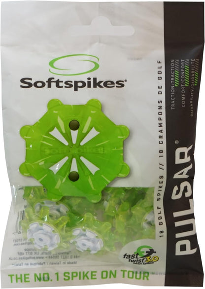 Pulsar Golf Spikes (Fast Twist® 3.0) | Slime/White