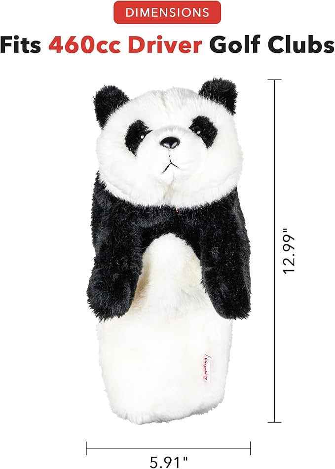 Daphne's Authentic Panda Bear Driver Headcover