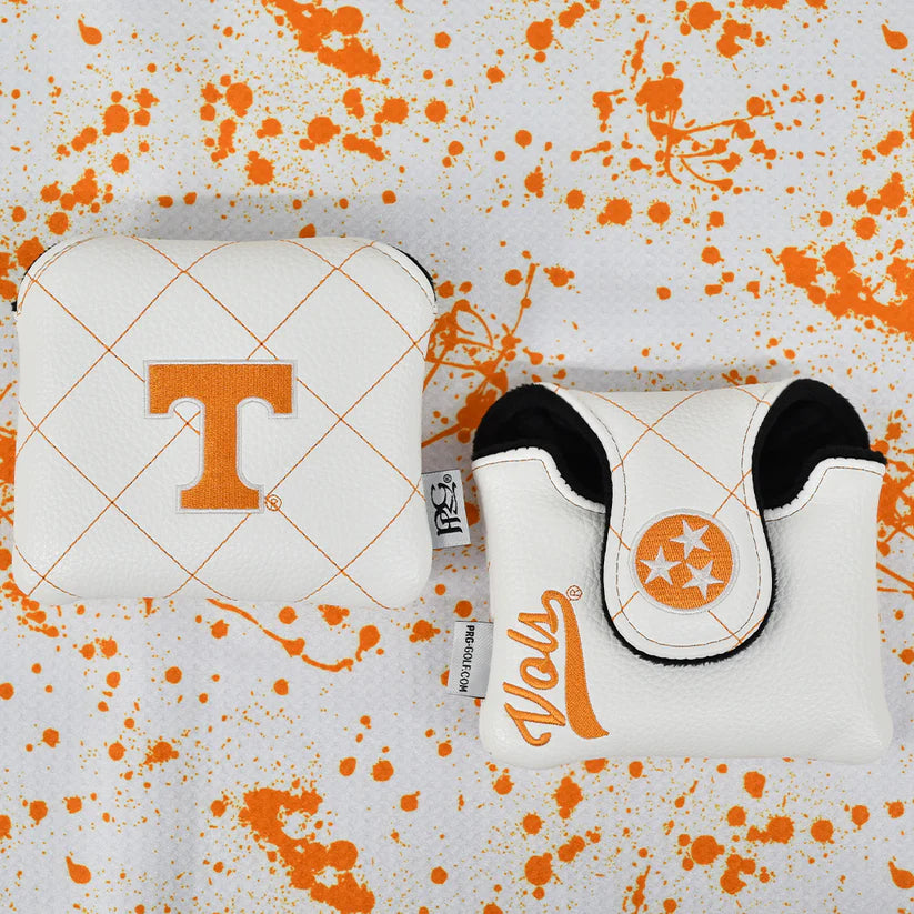 PRG Golf Authentic Tennessee Volunteers Stitch Pattern Mallet Putter Cover NCAA Licensed