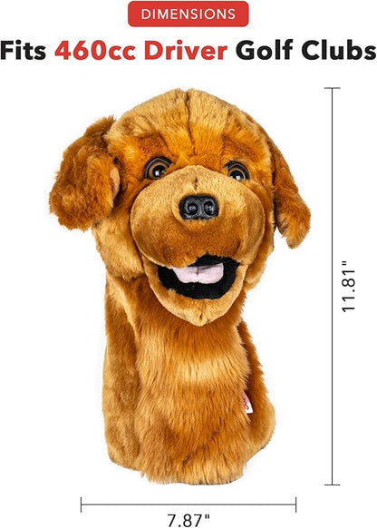Daphne's Authentic Golden Retriever Driver Headcover