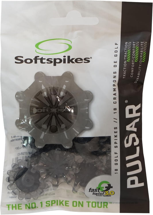 Pulsar Golf Spikes (Fast Twist® 3.0) | Dark Grey/Black