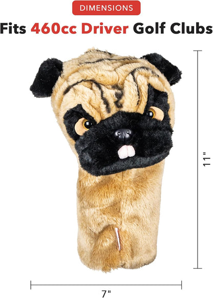 Daphne's Authentic Pug Driver Headcover