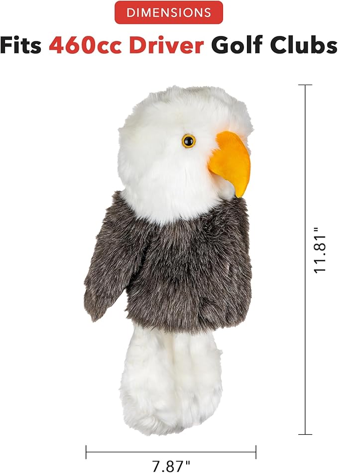 Daphne's Authentic Bald Eagle Driver Headcover