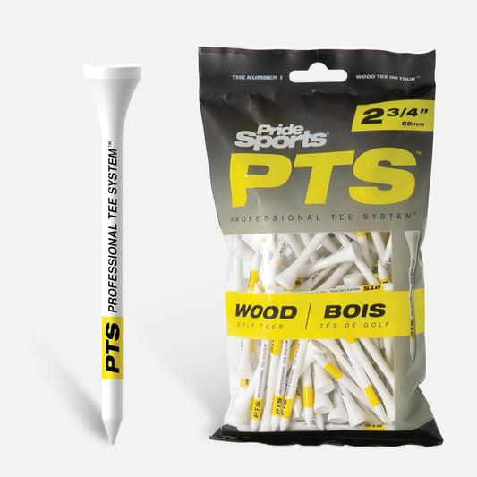 Pride Sports Professional Tee System (PTS) Pro Length 2 3/4" 100 Tees Per Bag