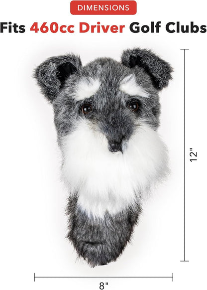Daphne's Authentic Schnauzer Driver Headcover