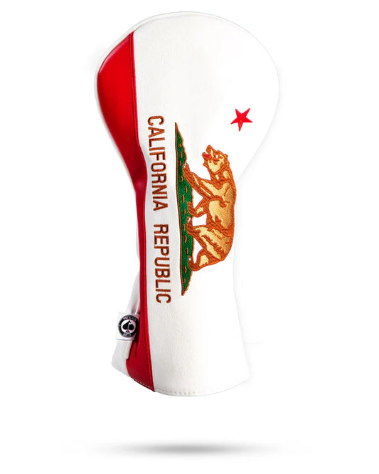 Pins & Aces Authentic California State Flag Driver Head Cover